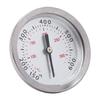 Stainless Steel Pointer Thermometer High Accuracy Industrial Bimetal Dial Thermometer for Barbecue Grill Oven