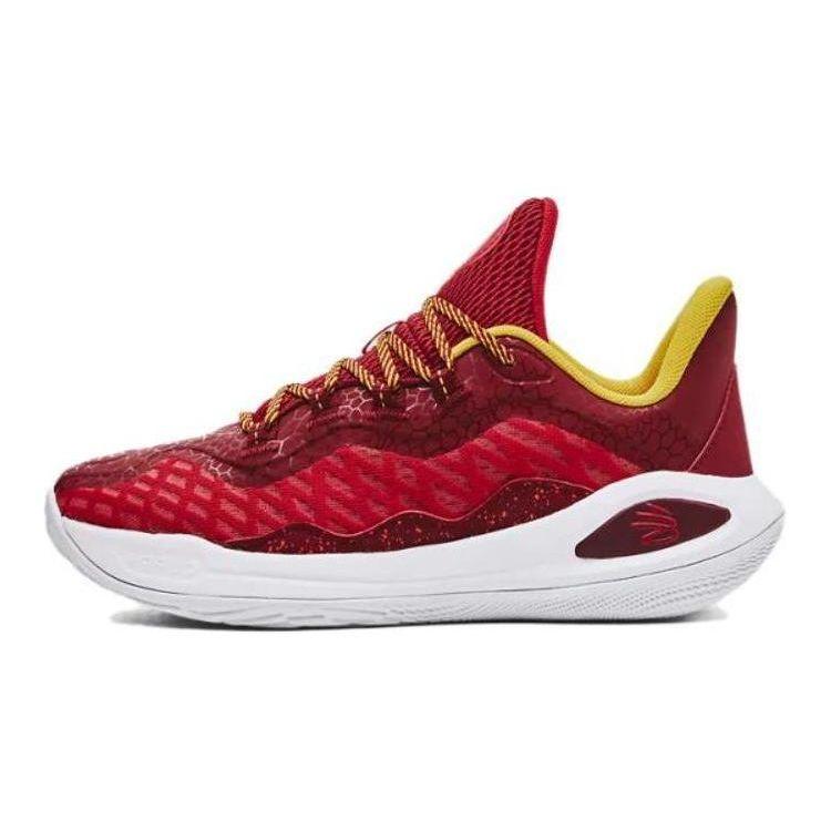 Bruce Lee x Curry Brand Curry Flow 11 GS Fire Детские кроссовки Красный кардинал 3027577-600