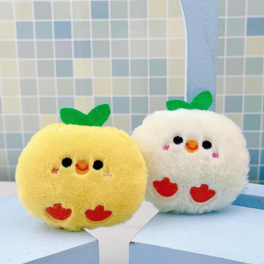 Универсальный плюшевый брелок в виде зеленого листа с цыпленком: Унисекс Шарм, Парная подвеска, Аксессуар для рюкзака, Кукла-цыпленок, Акцент для букета.