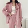 Women Casual Linen Cotton Unlined Blazer Spring Summer Thin Cardigan Outwear