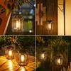 Solar Lantern Led Light Garden Lights Outdoor Waterproof Sensor Lamps Warm White Retro Iron Art Vintage Yard Decoraiton Lighting