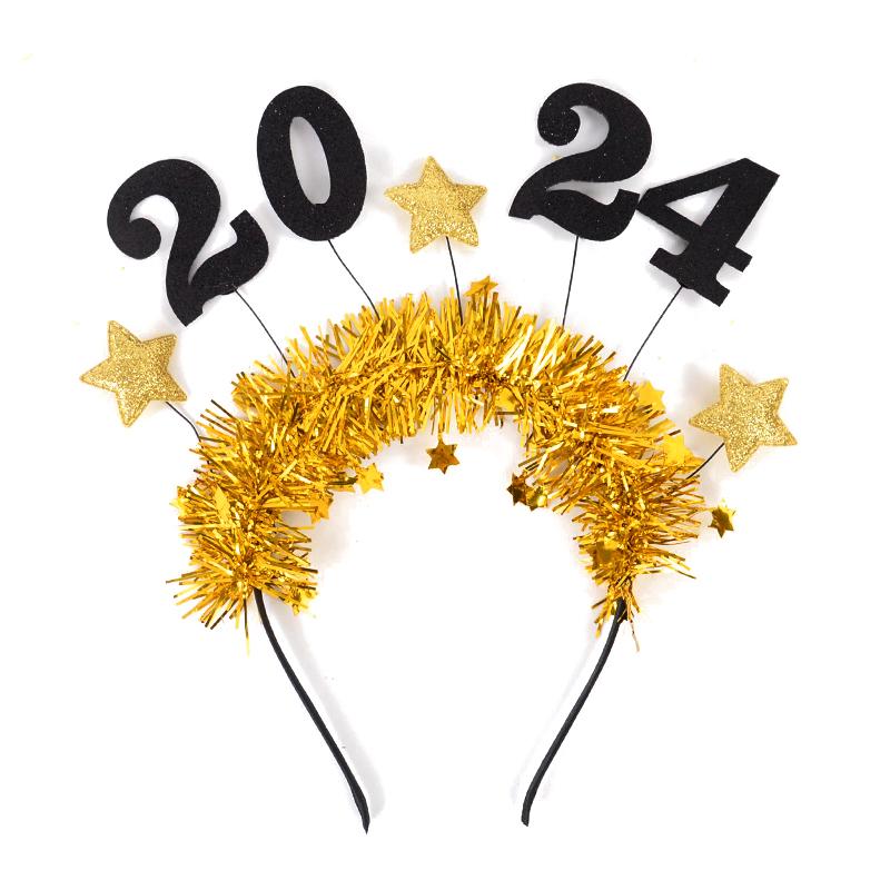 Новый год 2024 Цифровые фольгированные шары С Новым годом Канун Нового года Вечеринка Сувениры Принадлежности Гирлянда Фотобутафория Рождественские украшения Навидад