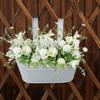 Over Fence Planter Iron Hanging Flower Pot Railing Planter with Detachable