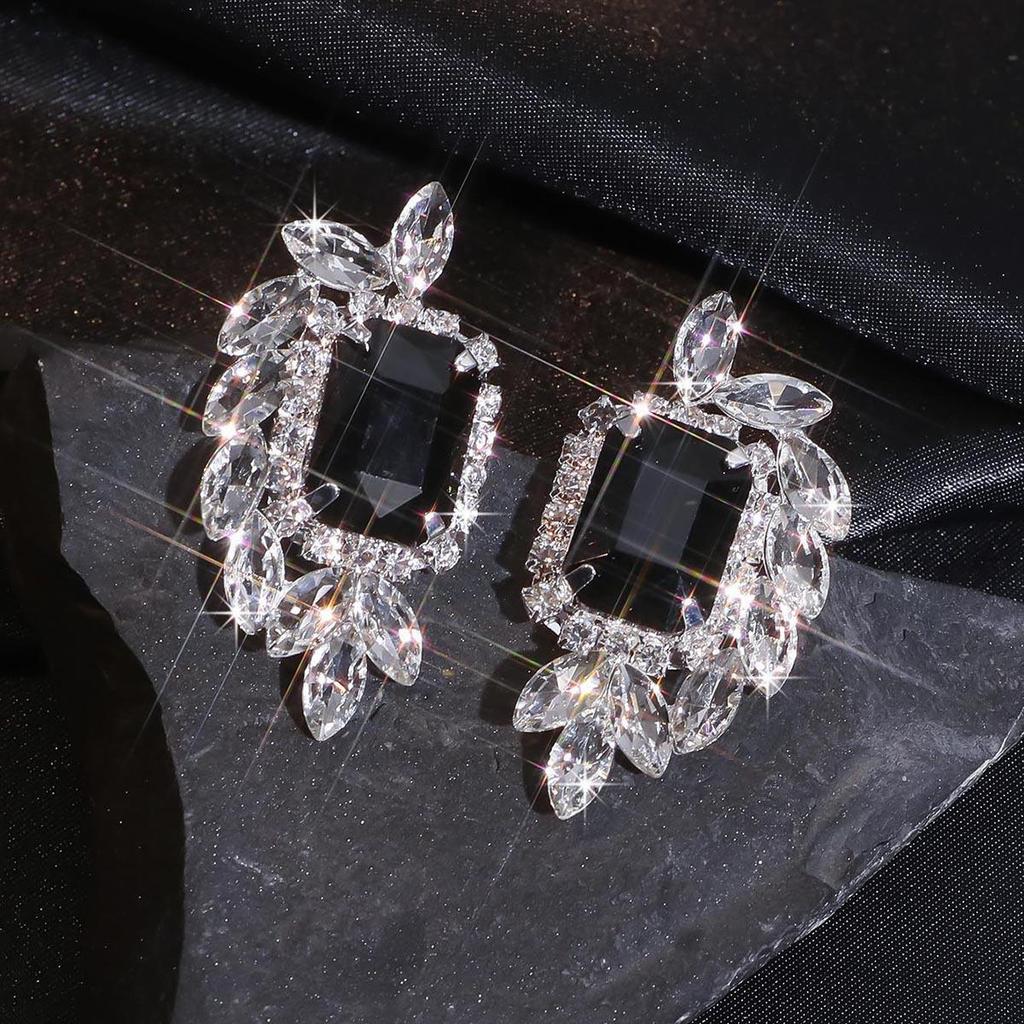 Роскошные клипсы-кисточки со стразами для женщин - Свадебные аксессуары