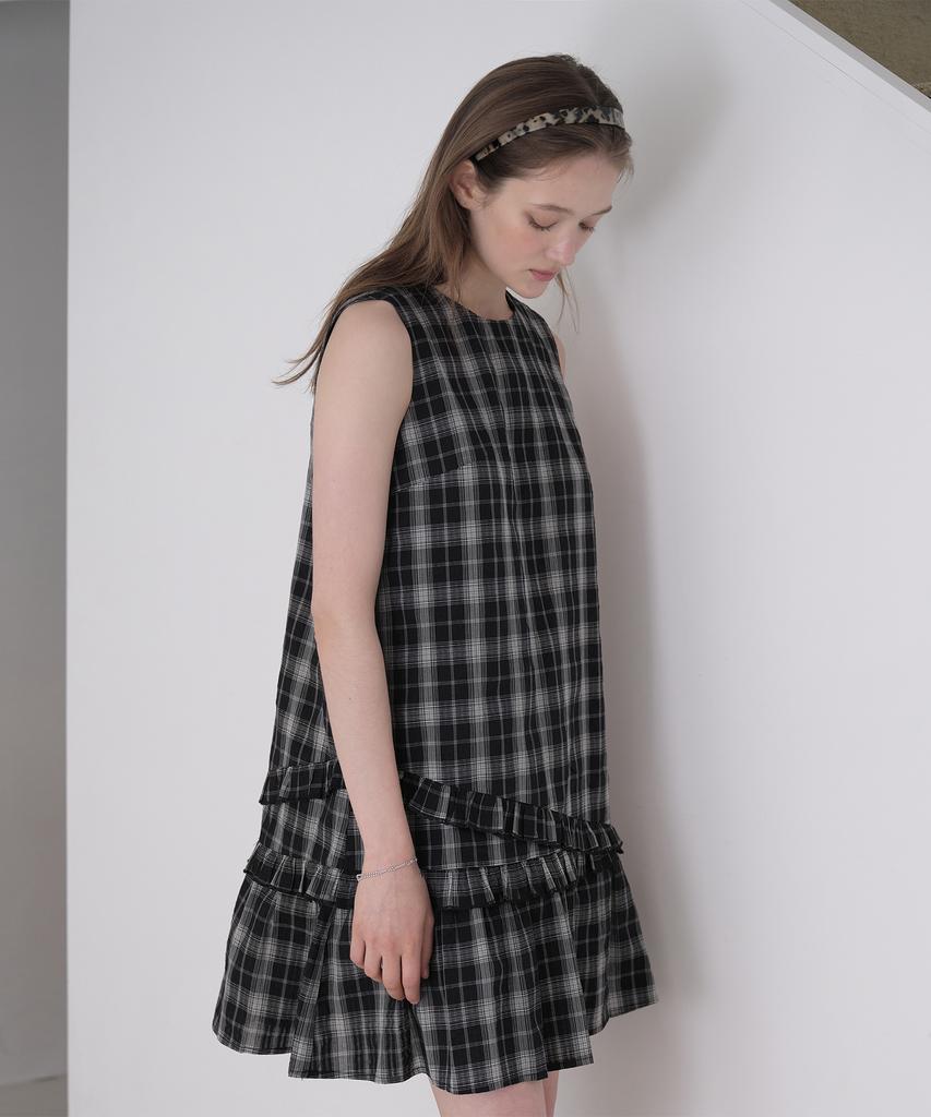 JUCYJUDY Платье в клетку с оборками Jzop329G