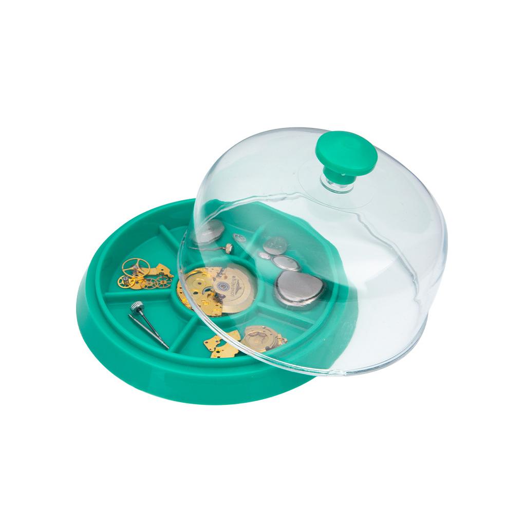 Пылезащитный пластиковый водонепроницаемый лоток-органайзер держатель с крышкой инструмент для ремонта часов ювелирные инструменты запасной протектор