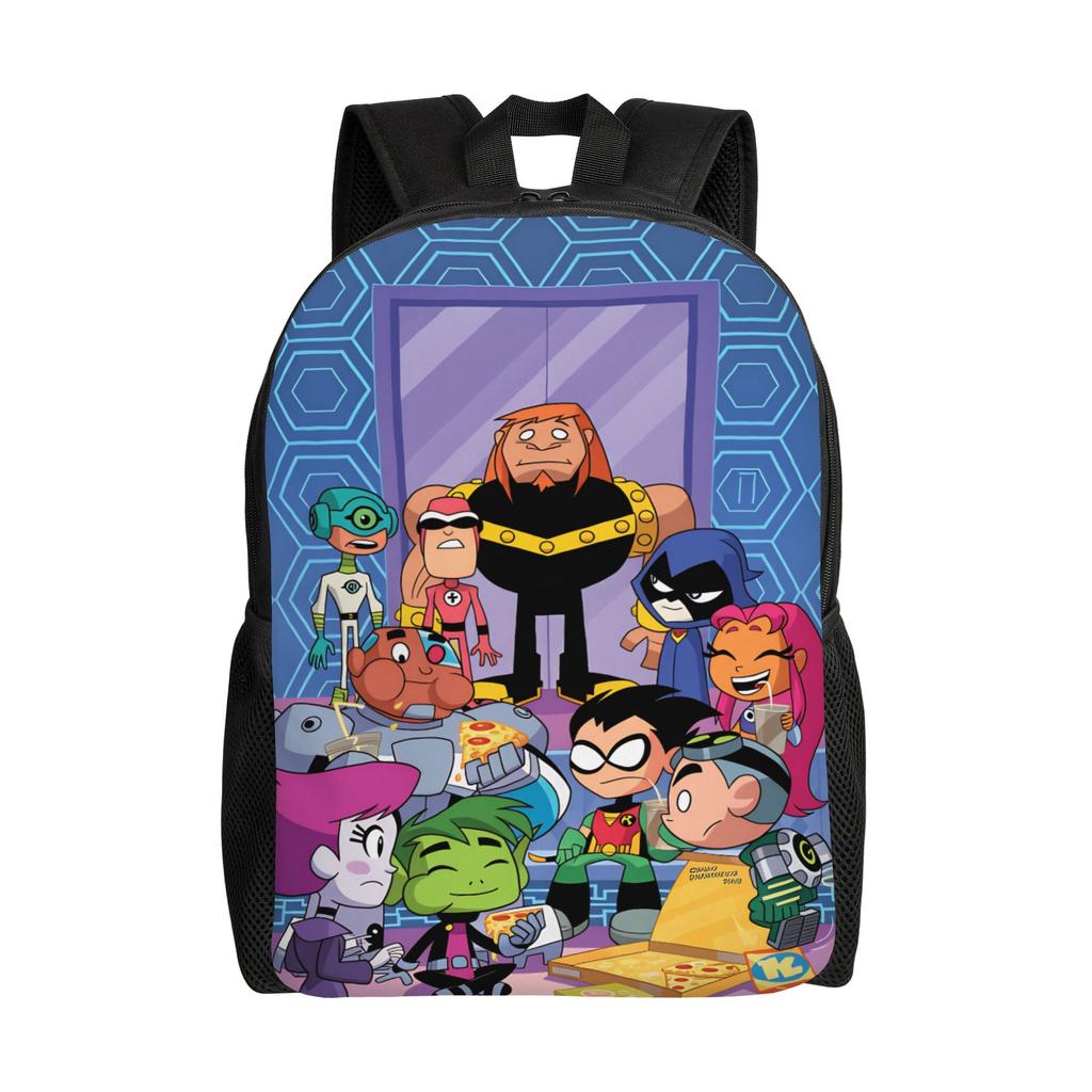 Рюкзак Teen Titans Go Команда Забавные рюкзаки Женские Мужские Для походов Легкий Школьные сумки Дизайнерский Рюкзак