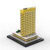 MOC Мелкие Стыковочные Блоки Мини Строительство Модель Высокого Здания Детская Головоломка Образование Простая DIY Игрушка Подарок