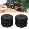 4Pcs RC Car Tire 112 Mm Diameter Rubber Tire Plastic Hub Universal RC Car Wheel Tire for 1/8 Models