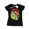 Disney Womens/Ladies Donald Duck Merry Christmas Cotton T-Shirt