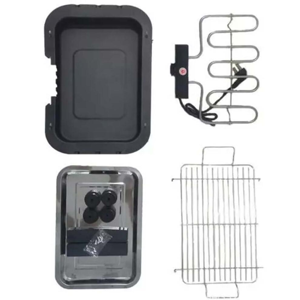 Electric BBQ Grill Table Top Barbecue Griddle Camping Outdoor Indoor