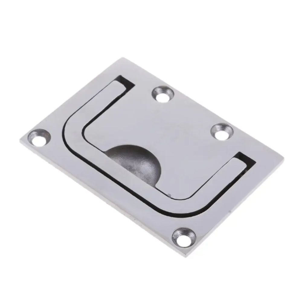 316 Stainless Steel Marine Hardware Square Shape Flush Lift Handle RV Hardware