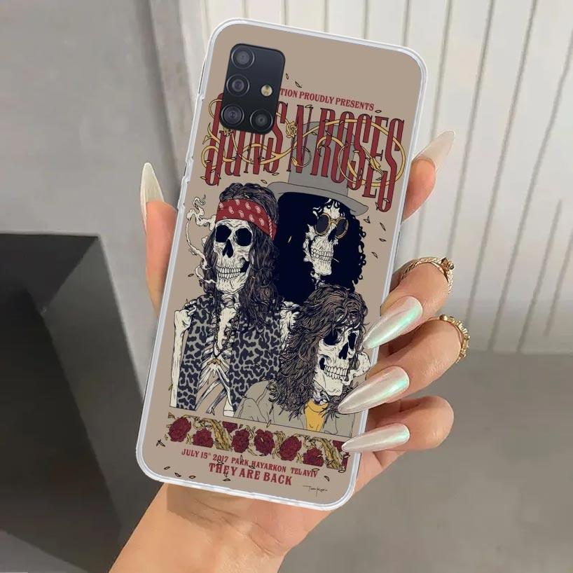 Чехол для телефона Guns N Roses Good Time для Samsung Galaxy A52 A32 A22 A12 A02S A50S A30S A10S Note 20 Ultra 10 Plus S10 A31 A20 A71 A