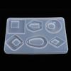 Силиконовые формы с геометрическими кристаллами, формы для изготовления ювелирных изделий, поделки своими руками 11,5x9,5 см