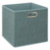 Shelf box 31x31cm smooth light blue