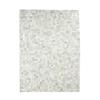 Living Room Rug In Recycled Leather Mosaic Pattern White 160x230