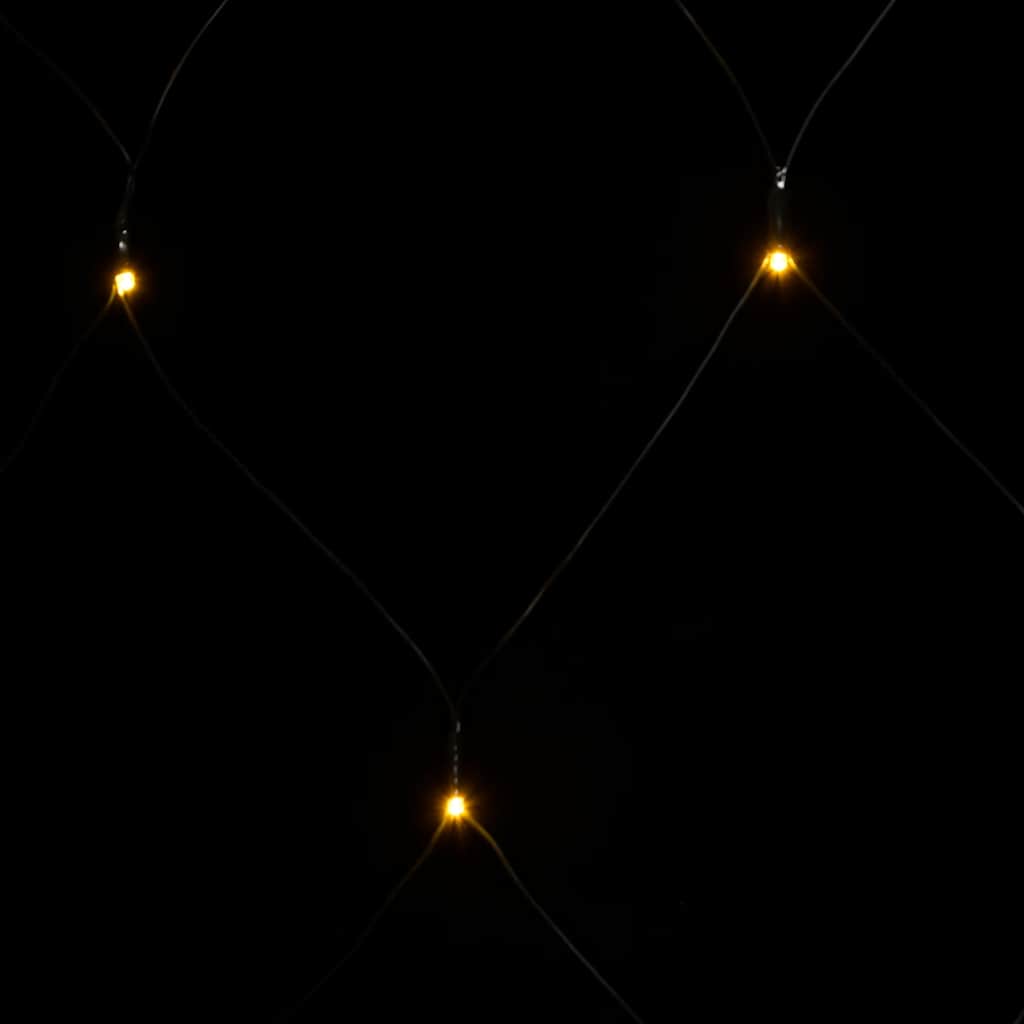 Vidaxl Siatka Lampek, Ciepłe Białe Światło, 3X2 M, 204 Led