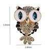 Изящная эмалевая высококачественная милая брошь в виде совы, модная винтажная брошь, значок, булавка для женщин и мужчин, значки на пальто, брошь