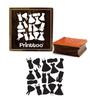 Printtoo Crafting Square Wooden Rubber Stamp Женские платья Выкройка Scrap-Booking-2 x 2