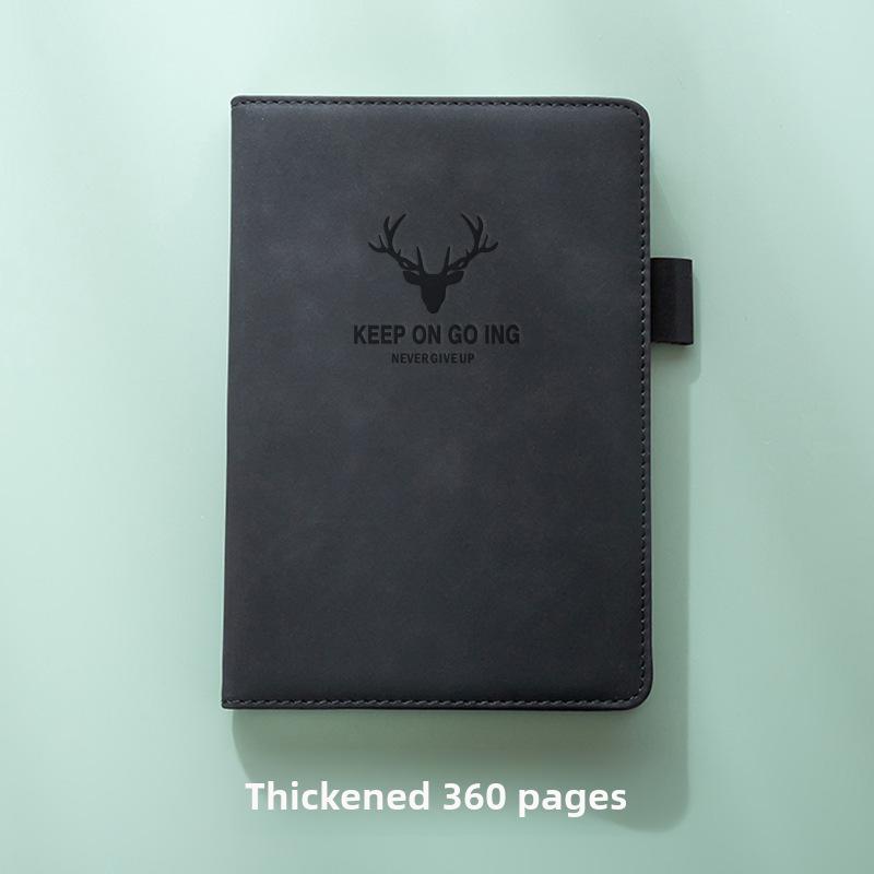 Индивидуальный блокнот формата А5 с логотипом и узором - толстый ежедневник для бизнеса