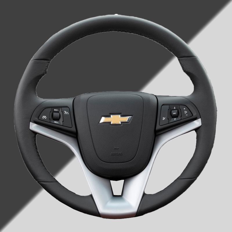 Индивидуальная крышка рулевого колеса автомобиля из кожи наппа Для Chevrolet Cruze Хэтчбек Седан 2009-2014 Aveo 2011-2014 r83 Orlando 2010-2015