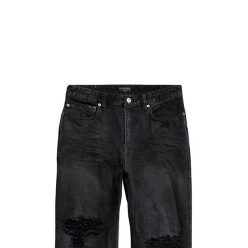 Balenciaga Jeans Regular Fit Unisex Black 745151TBP471363-