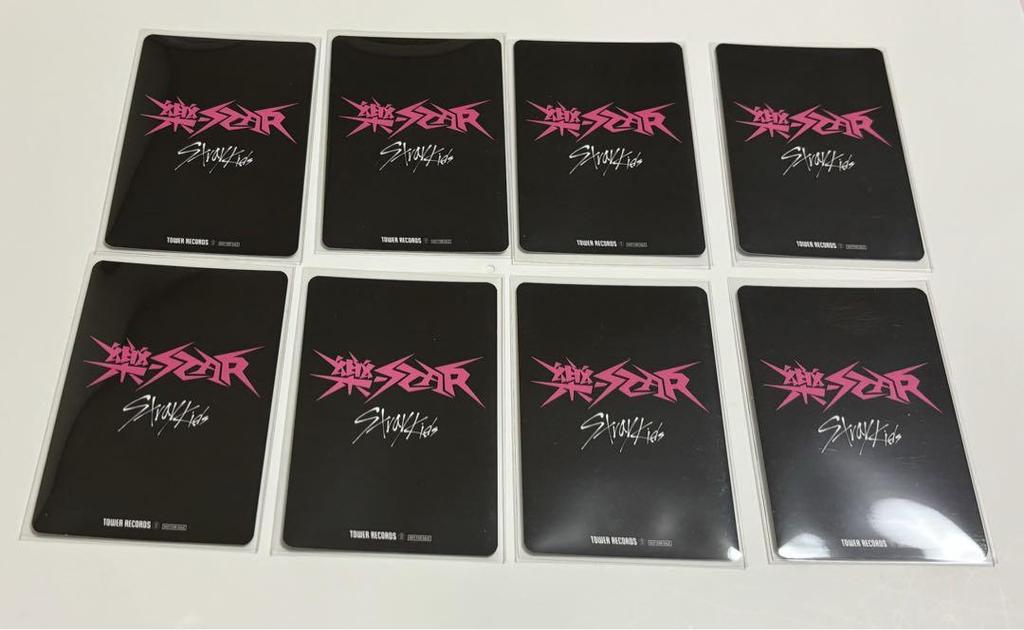[USED] StrayKids RakuSTAR Tower Records Trading Cards Complete Set