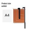 Deli 8004 A4 Wooden Guillotine Paper Trimmer CN plug (adapter included)