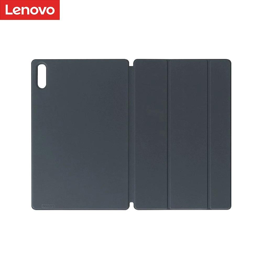Магнитный ПУ чехол для планшета Lenovo Xiaoxin Pad Plus 11 / Xiaoxin Pad 11 (2020/2021) – Тонкая обложка-подставка с функцией автоматического включения/выключения и регулируемым держателем с 2 углами наклона