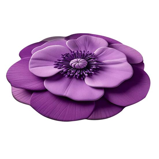 3D Цветочный коврик для пола Абсорбирующий коврик для ванной Реалистичный цветочный ковер с нескользящей основой для ванной комнаты, гостиной, спальни, прихожей