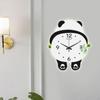 Настенные часы «Панда», декоративные бесшумные подарки, легкое деревянное украшение, подвесное для кухни, кафе