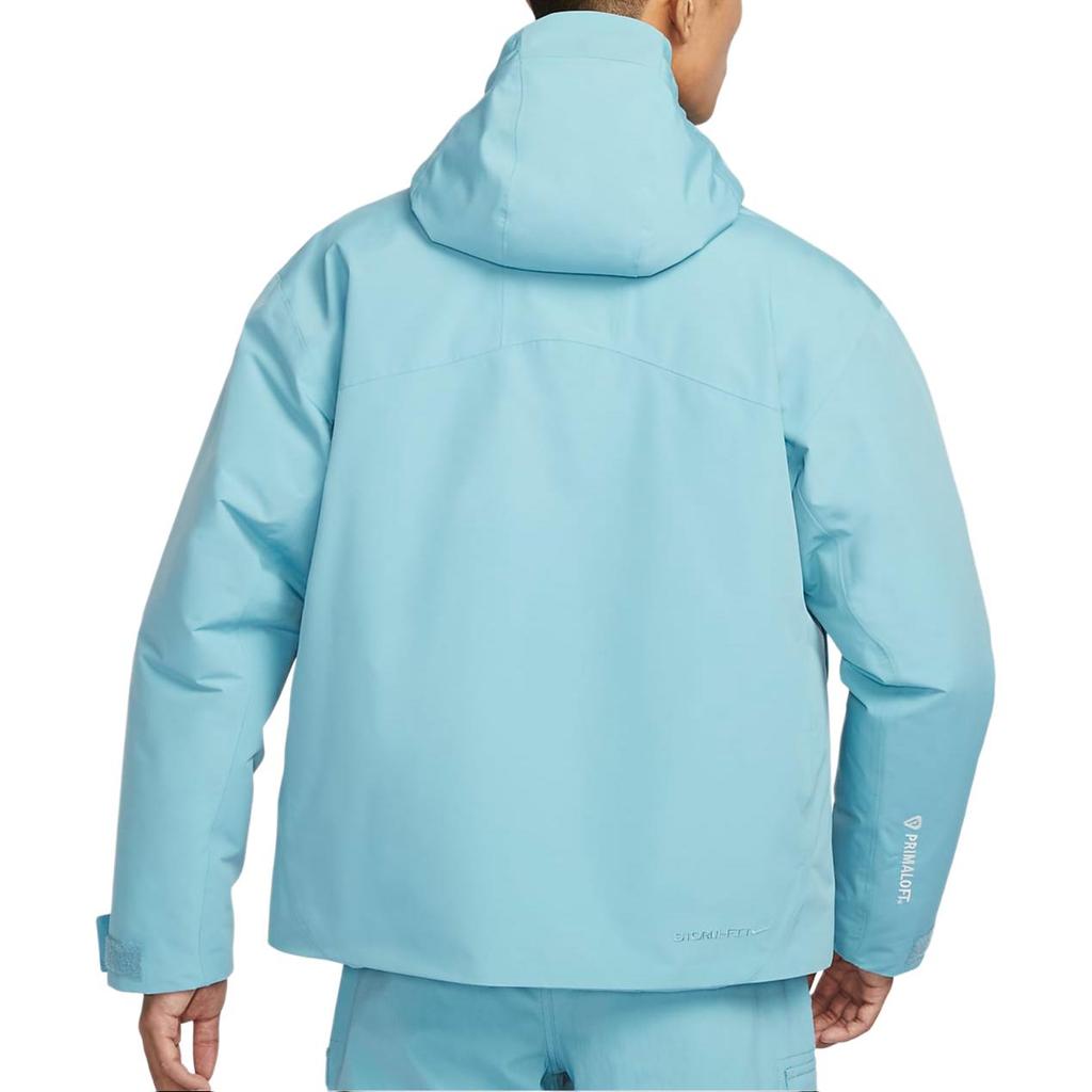 Новые куртки и пальто Nike Storm-FIT PrimaLoft® 'Skull Peak' для мужчин, джинсово-синие/военно-морской глубокий синий/горно-белые FV8682-464