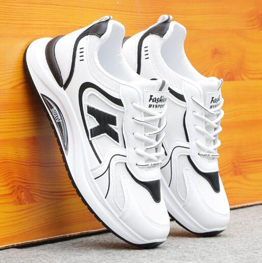 Мужская обувь весна-осень трендовая обувь сетчатая поверхность кроссовки мужская повседневная беговая спортивная обувь с мягкой подошвой D214