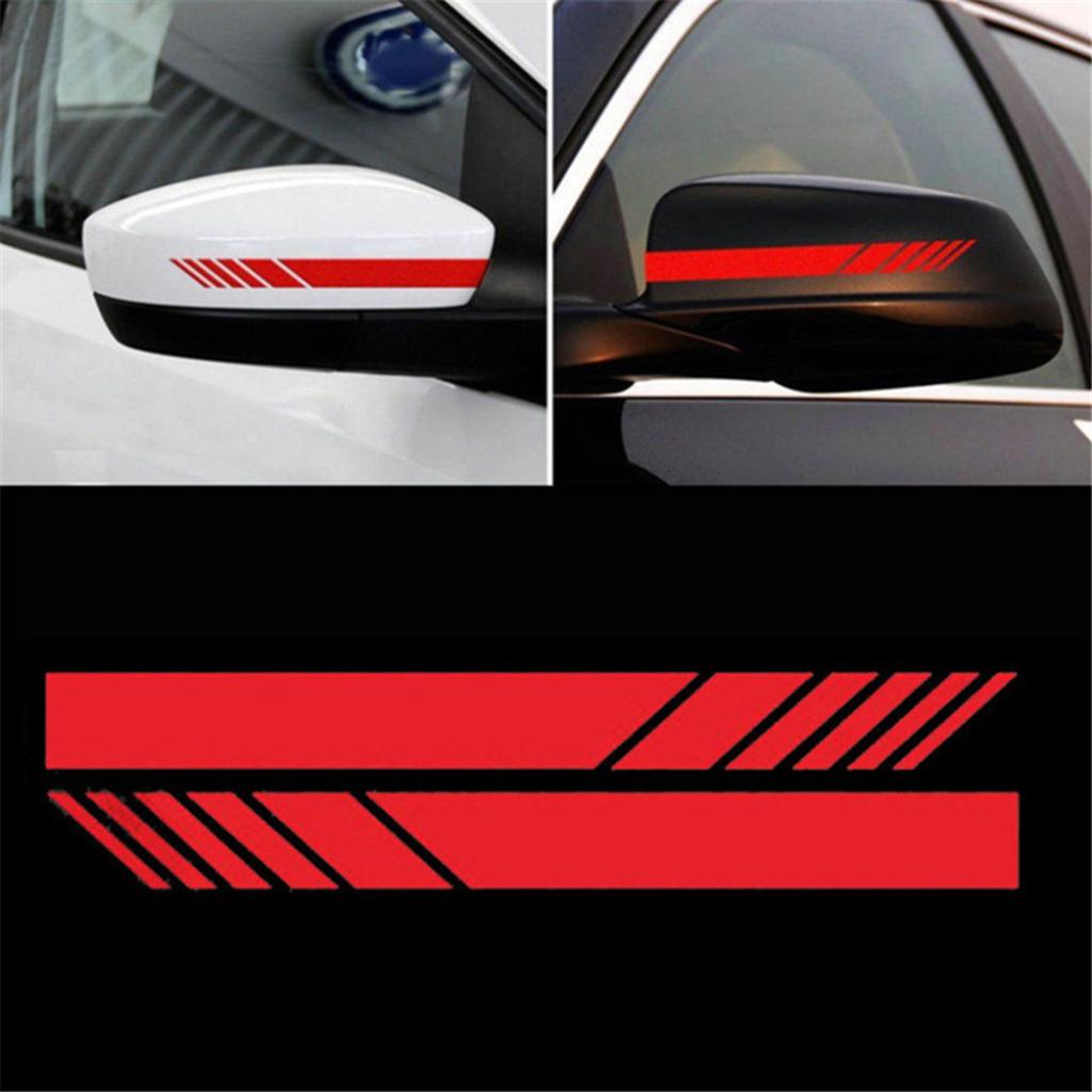 Car rearview mirror reflector sticker for SEAT Leon 1 2 3 3 FR Cordoba Ibiza Arosa Altea Exeo Toledo Cupra
