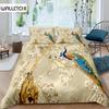 Home Living Luxury 3D Peacock Bedding Set Duvet Cover Pillowcase Kids Bedding Set Queen and King EU/US/AU/UK Size