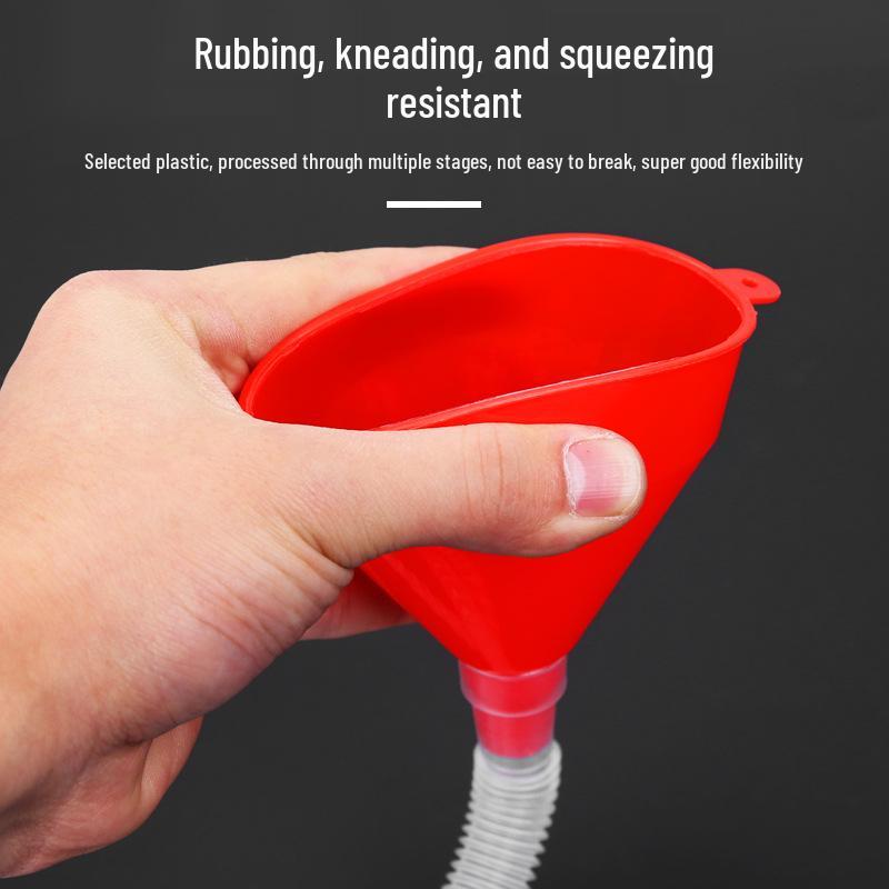 Большая пластиковая воронка для топлива, моторного масла, бытового использования и вина, подходит для автомобилей и мотоциклов