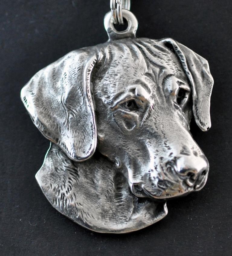 Rhodesian Ridgeback, African Lionhound - Dog necklace in gift box, silver-plated locket for dog fan, striking pendant by Art-Dog brand