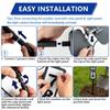 360-Degree Solar Address Sign Auto Illuminates LED House Number Sign  Night Lighting