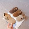 Kids Leather Shoes Non-slip Trendy Children Moccasin British Style Retro 2024 New Fashion Boys Girls Flat Shoes Sweet Soft Sole