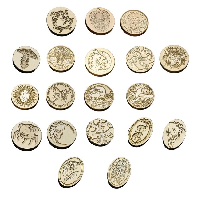 Металлическая печать Сургучная печать Сменные головки Головка для тиснения