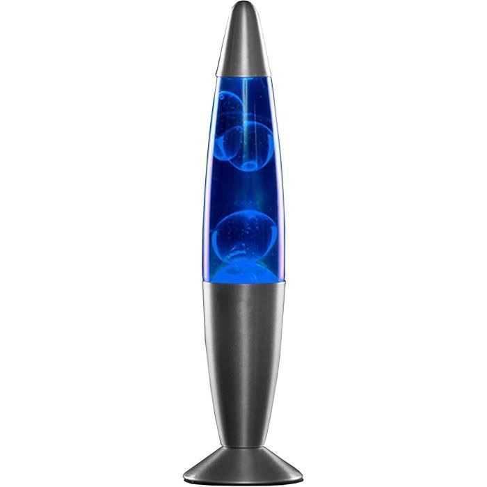 MODEZVOUS - Lampe de Lava lampe Magma Lampe de table avec ampoule de rechange Bleu 34 cm171