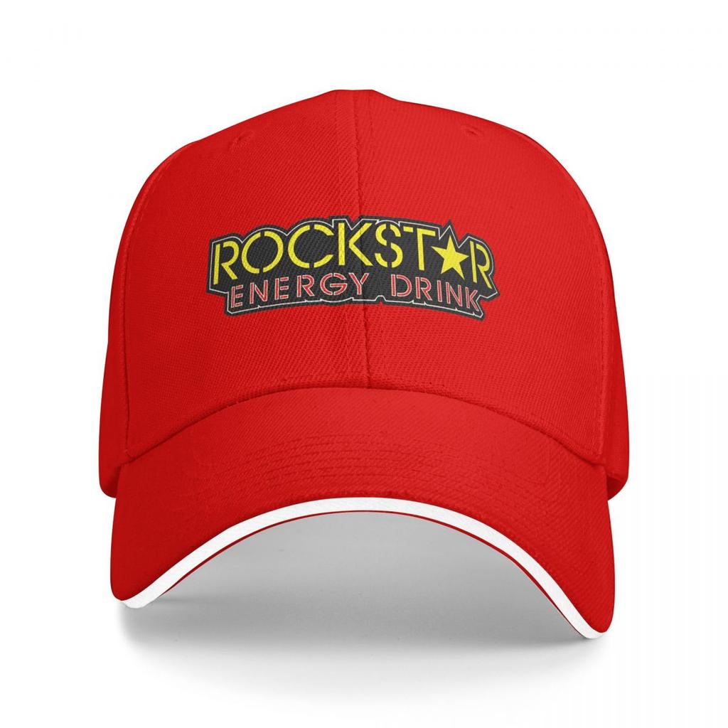 Rockstar Energy Drink Baseball Caps Snapback Baseball Hats Breathable Casual Casquette Outdoor Unisex