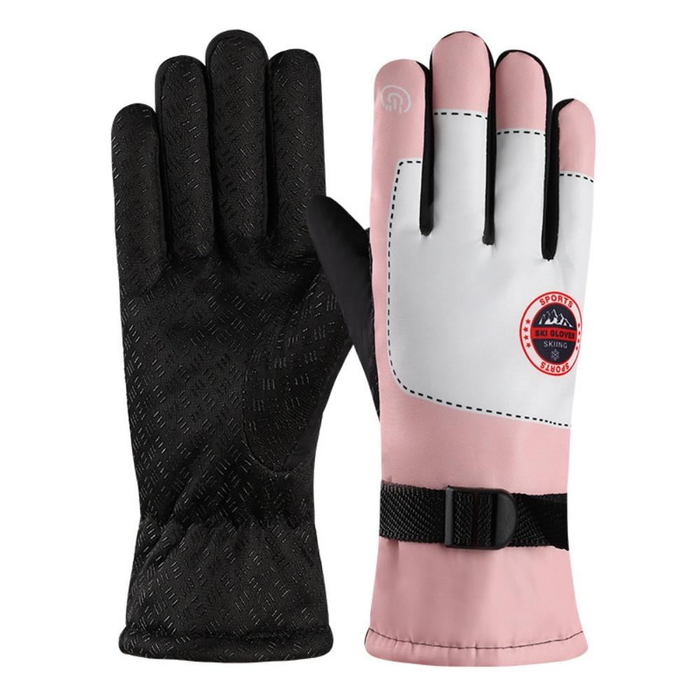 Нескользящие перчатки Теплые велосипедные перчатки Утепленные теплые перчатки Мягкие для бега Зимние виды спорта Повседневная зимняя одежда