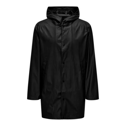 Only Mens Water Repellent Regular Raincoat