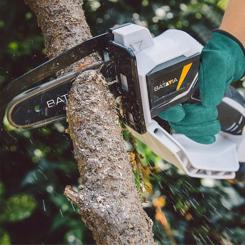 Leather Working Gloves For Men Welding Construction Gardening Heavy Duty Work Stab-proof Wear-resistant Anti-slip Cut-resistant