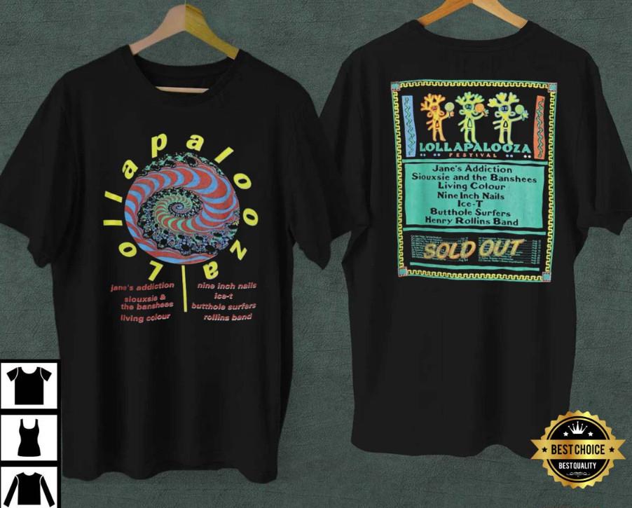 Lollapalooza 1991 Music Festival Tour TShirt Unisex T-Shirt
