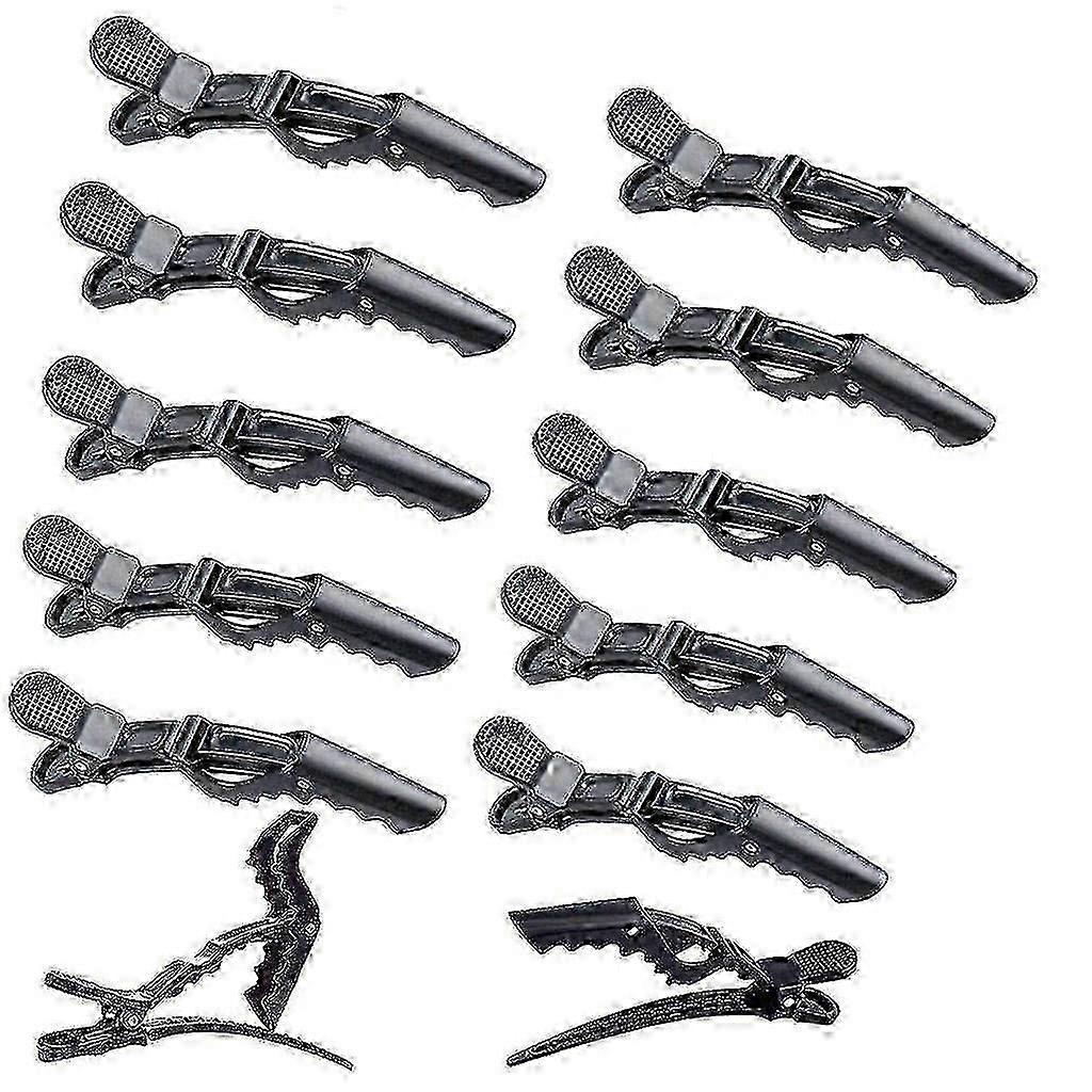 12pcs Alligator Hair Clips Hair Cutting Women Professional Salon Hairclips Kit