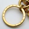 Used LOUIS VUITTON key ring Portocre LV facets M65216 metal gold plating