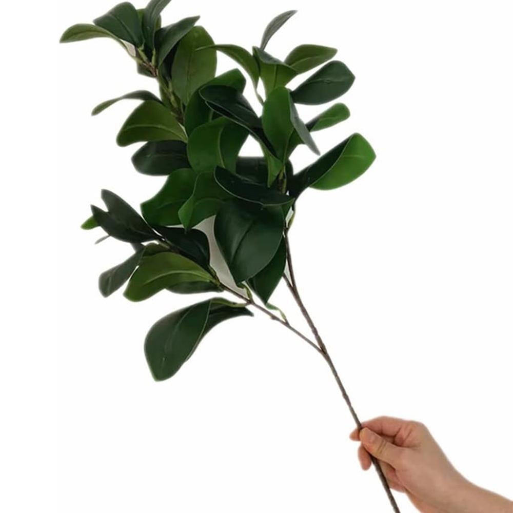 Artificial Plants Green Yulan Office Bride Bouquet Wedding Home Vase Garden Wreath Courtyard Dining Table Outdoor DIY Gift Decor