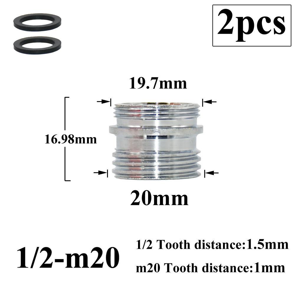 2 шт. 1/2 переходник на 16, 18, 20, 22, 24, 26, 28 мм наружная резьба адаптер для смесителя кухня ванная комната латунные фитинги для барботера вода соединение